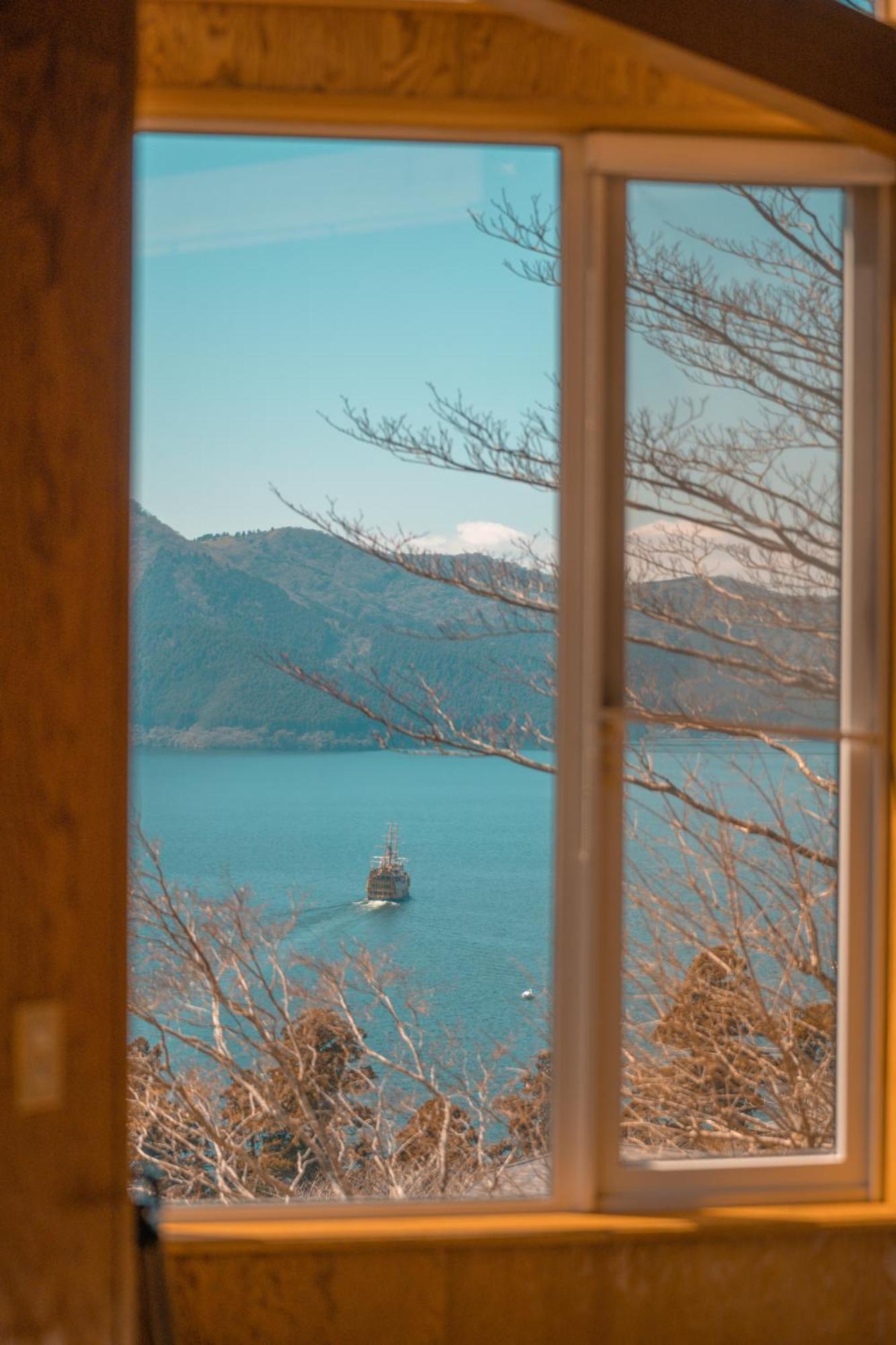 富士山の眺望- 超高6メートルロフト- 芦ノ湖, 鳥居が目の前に - 究極露天bbq *